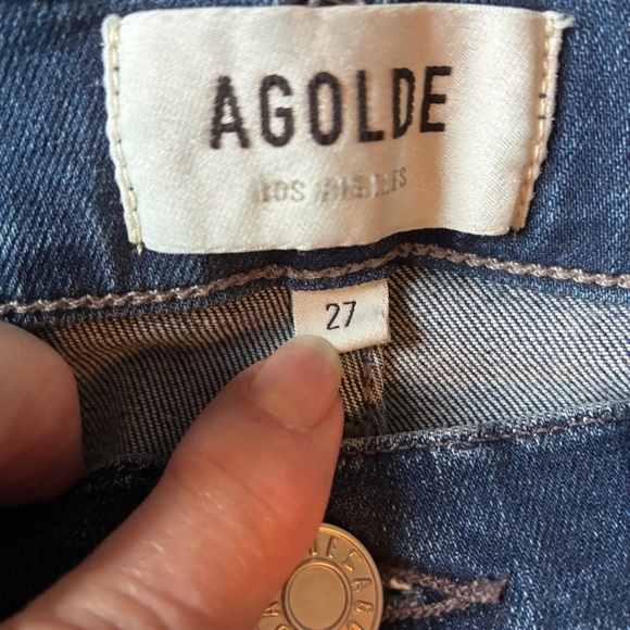 Agolde Sophie High Rise Skinny Jean Size 27 - Picture 6 of 10